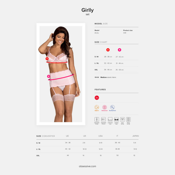 3-osaline pesukomplekt Obsessive Girlly - Image 7