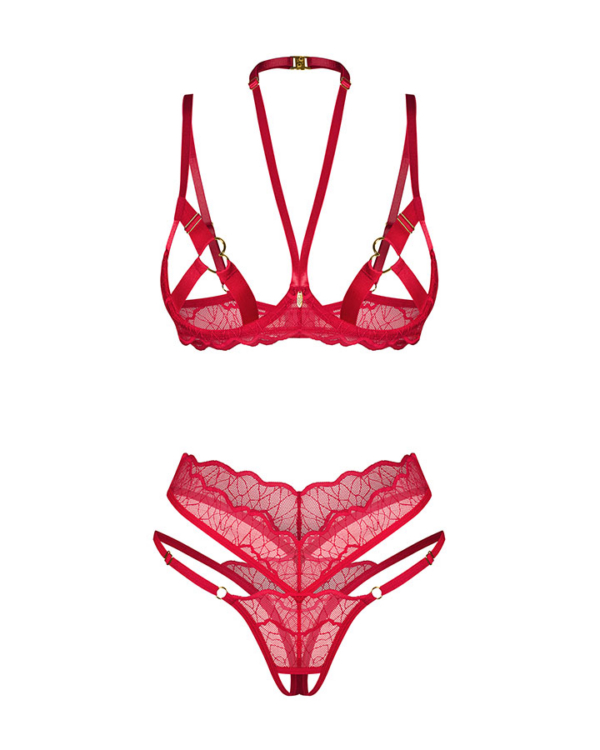 2-osaline avatud pesukomplekt Obsessive Cupide Desir - Image 3