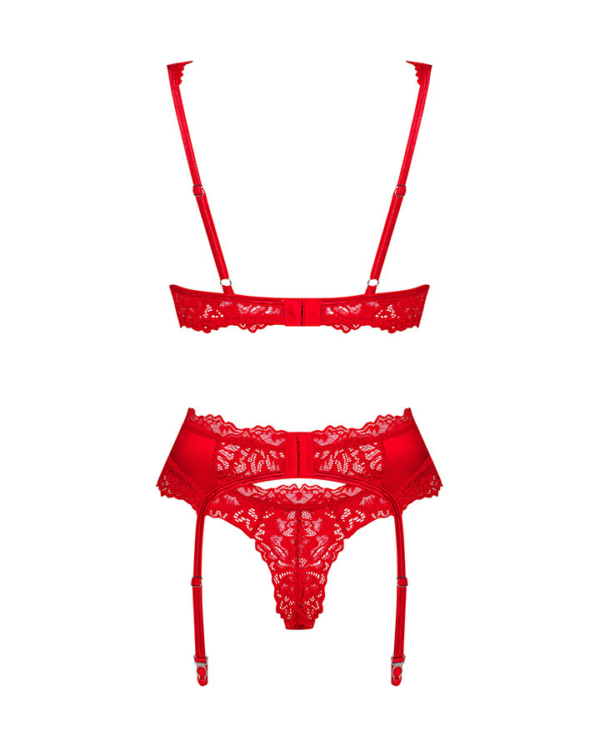 3-osaline pesukomplekt Obsessive Amor Cherris - Image 6