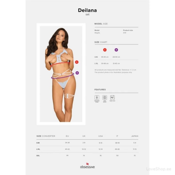 2-osaline pesukomplekt Obsessive Deilana - Image 7