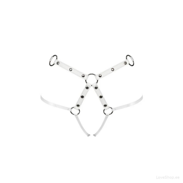 Rakmetega fetish pesukomplekt Obsessive A758 Harness (alumine osa) - Image 5