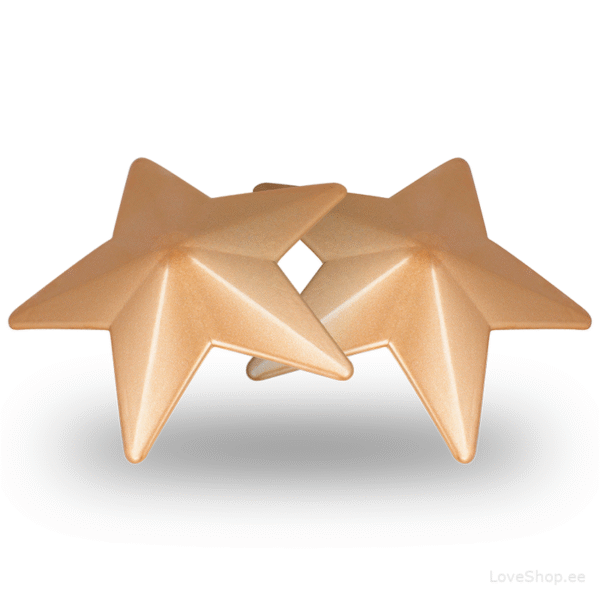 Kuldsed tähekujulised nibukatted Coquette - Image 3