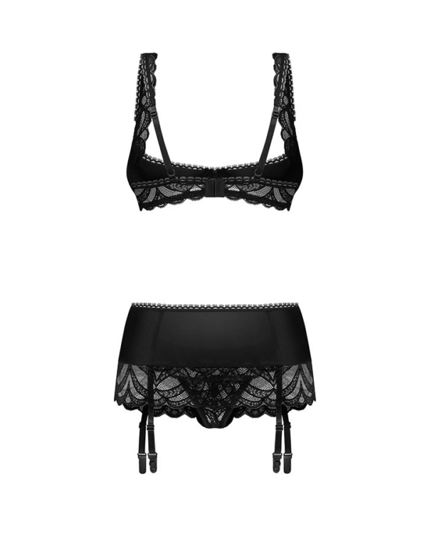 3-osaline avatud pesukomplekt Obsessive Lecille - Image 4