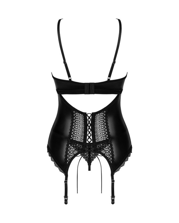 Wetlook stiilis korsett Obsessive Norides - Image 10