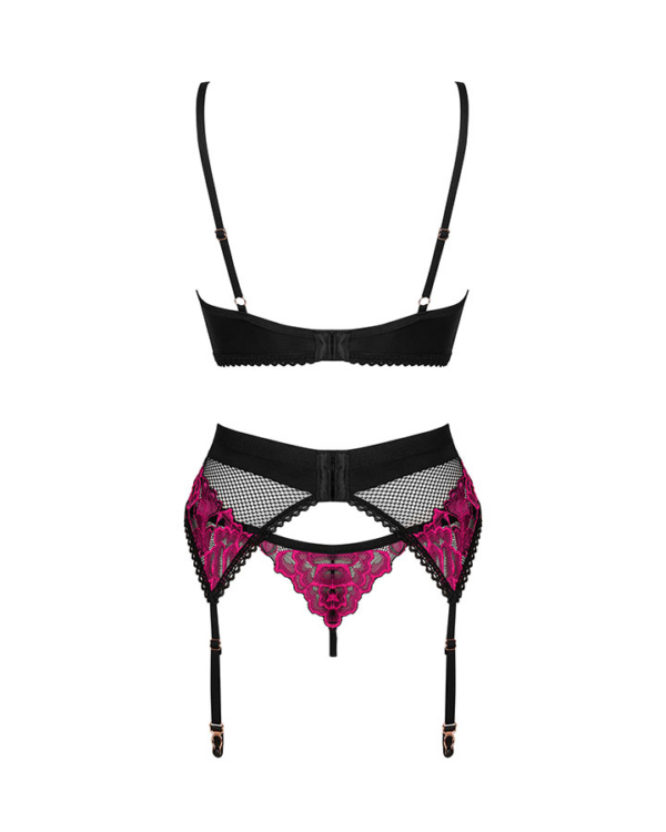 3-osaline pesukomplekt Obsessive Rosenty - Image 6