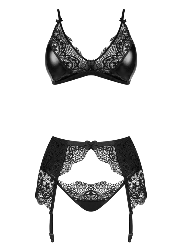3-osaline pesukomplekt Beauty Night Obsidian Desire - Image 9